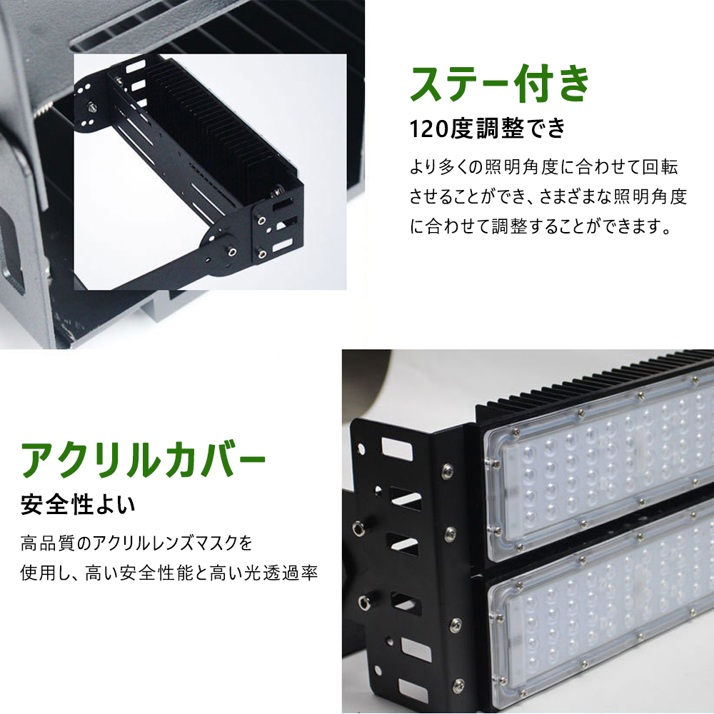 LED投光器 300w led 作業灯 LEDワークライト 屋外照明 防水 LED投光器 300W ハイパワー 48000lm 大型照明 夜間作業 集魚 灯 集魚ライト 作業灯 防犯灯 昼光色 : tenfl-300w-d : 1KSelect 3号店 - 通販 - Yahoo!ショッピング