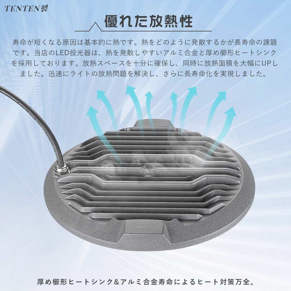 特売UFO型 LED投光器 100W40000...の詳細画像4