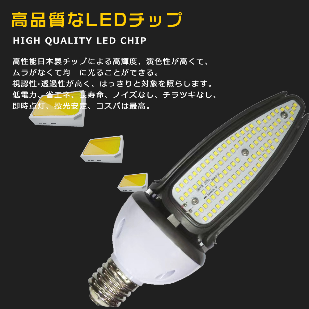 LED水銀灯 E39 コーン型 LEDコーンライト 60W LED水銀灯400W相当