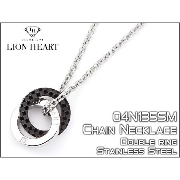 LION HEART ライオンハート チェーンネックレス ダブルリングトップ 04N135SM｜1more