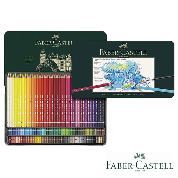 ファーバーカステル アルブレヒトデューラー色鉛筆 水彩色鉛筆 117511 FABER CASTELL プロ 塗り絵 筆記用具 120色 :117511:1MORE