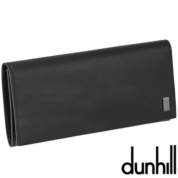 ダンヒル dunhill SIDECAR GUNMETAL  メンズ ブラック  長財布 ウォレット 19F2F10SG001R