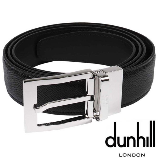 dunhill ダンヒル   メンズ ブラック  ベルト  21R4T59CA001｜1more
