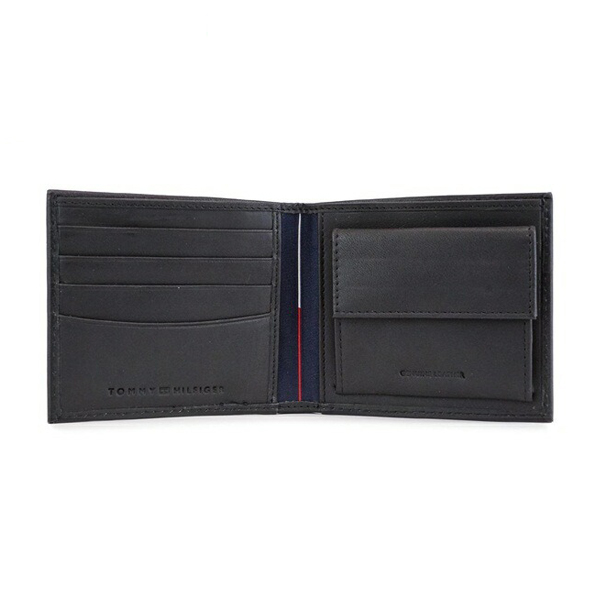 トミーヒルフィガー 財布 31TL25X005-001   新品 TOMMY HILFIGER トミー・ヒルフィガー 財布 メンズ ブラック 二