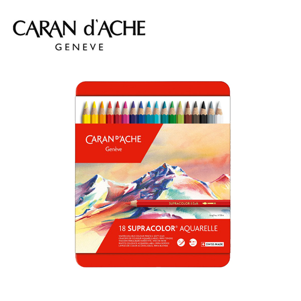 カランダッシュ スプラカラー 色鉛筆 18色セット 画材 色鉛筆 セット 3888-318｜1more