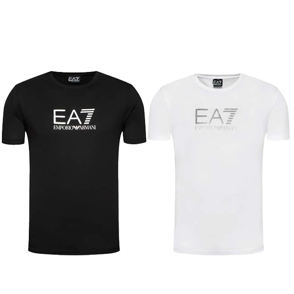 エンポリオアルマーニ EA7 プリントTシャツ クルーネック 半袖
