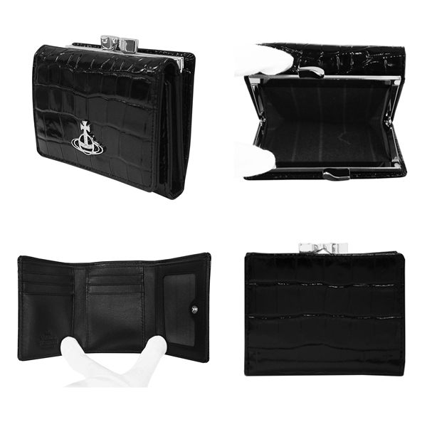 Vivienne Westwood コインケース クロコ型押し ブラック Vivienne Westwood コインケース クロコ型押し ブラック