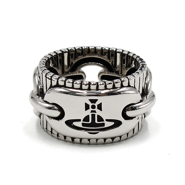 ヴィヴィアン・ウエストウッド  指輪・リング メンズ シルバー CIARAN RING シルバー925 6404017R-01P017-XSの画像