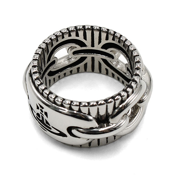 ヴィヴィアン・ウエストウッド  指輪・リング メンズ シルバー CIARAN RING シルバー925 6404017R-01P017-XSの画像
