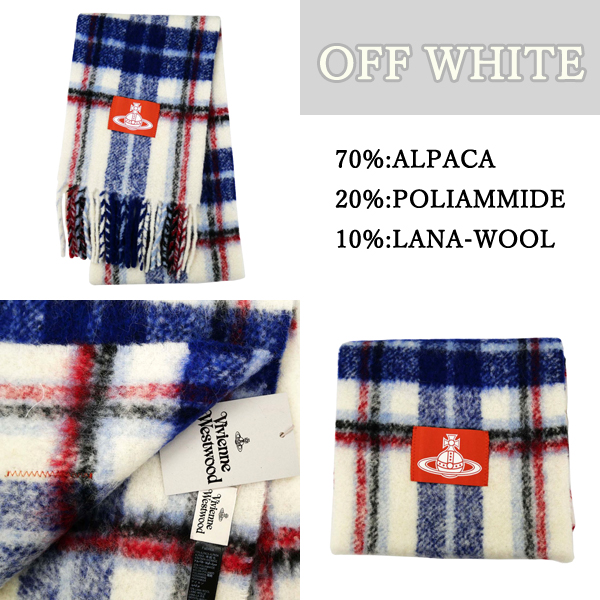 未使用　極上レア美品Vivienne Westwood チェック柄マフラー Vivienne Westwood - ヴィヴィアン ウエストウッド◇今年人気の