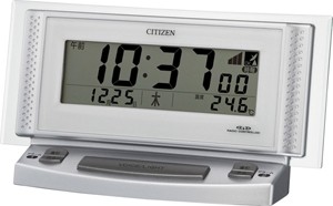 リズム パルデジットボイスII 電波置き時計 8RZ102-019 (時計