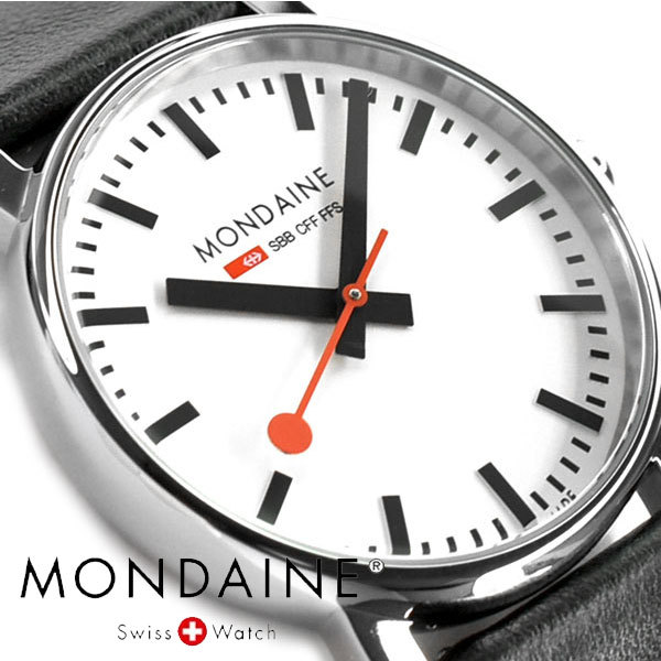 MONDAINE モンディーン EVO メンズ クォーツ 腕時計 ホワイト A658