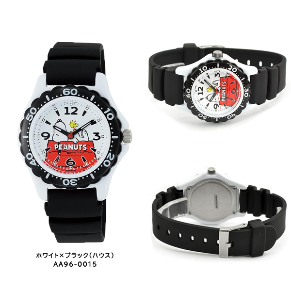 シチズンQ&Q スヌーピー レディース キッズ 腕時計 レザー ベゼル AA9 | Q&Q | 04