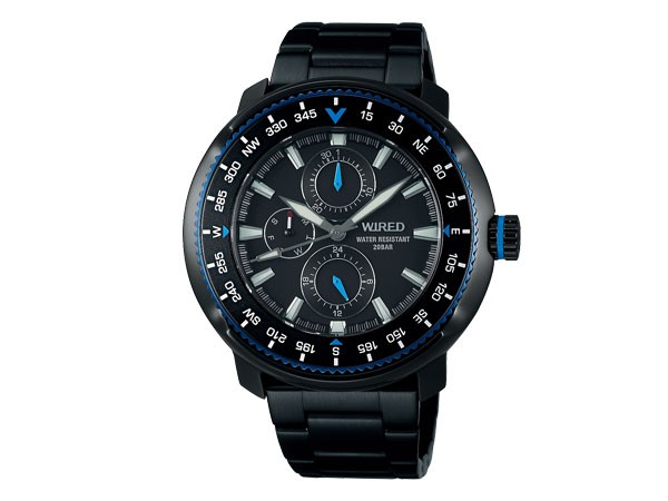【SEIKO WIRED】セイコー ワイアード クオーツ 腕時計 メンズ ソリディティ SOLIDITY ブラック AGAT417 |  | 01