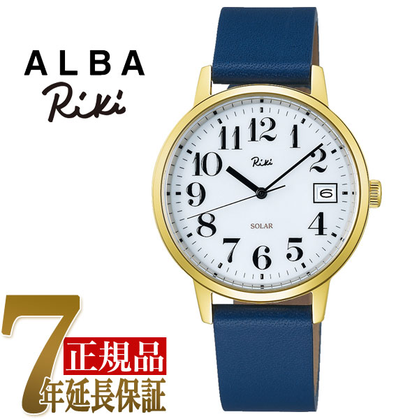セイコー ALBA リキ ソーラー レディース 腕時計 ホワイト AKPD401