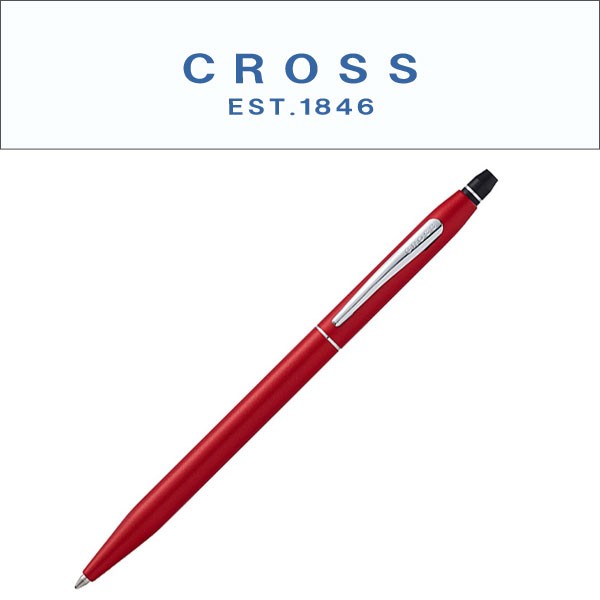 CROSS クロス CLICK クリック ニューフィニッシュ ボールペン 油性 レッド AT0622-119｜1more