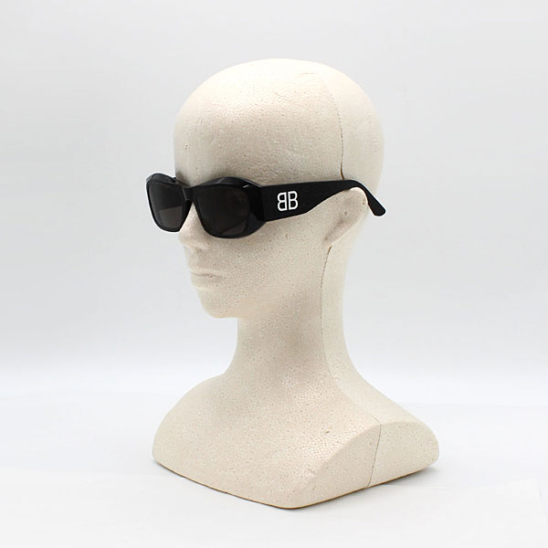 バレンシアガ  サングラス ユニセックス ブラック×グレー ハバナ×ブラウン グリッターブラック×グレー メンズ レディース BB0397SAの画像