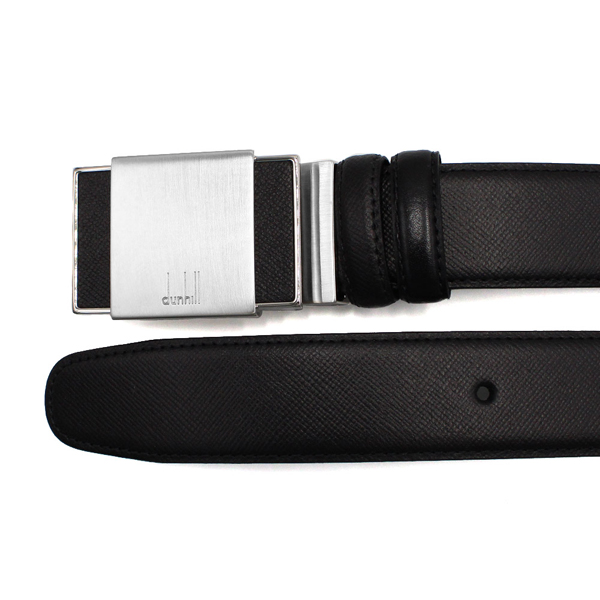 dunhill ダンヒル ベルト リバーシブル メンズ ブラック