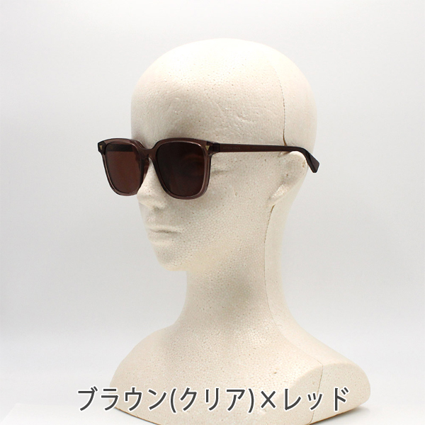 ボッテガ・ヴェネタ サングラス ユニセックス グレー/ブラウン/レッド