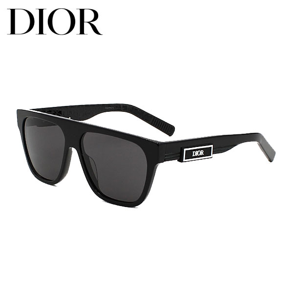 ディオール Dior B23 S3I 10A0 57 グレー ブラック ディオール サングラス ユニセックス ブラック×グレー グローバル