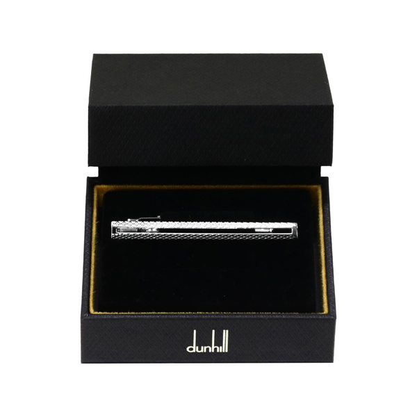 新品未使用品★dunhill シルバー ネクタイピン ダンヒル dunhill ネクタイピン メンズ エンジンターン ファセット