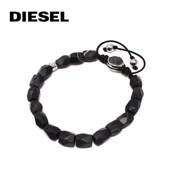 ディーゼル ブレスレット DIESEL シンプル ブラック メンズ DX1134040