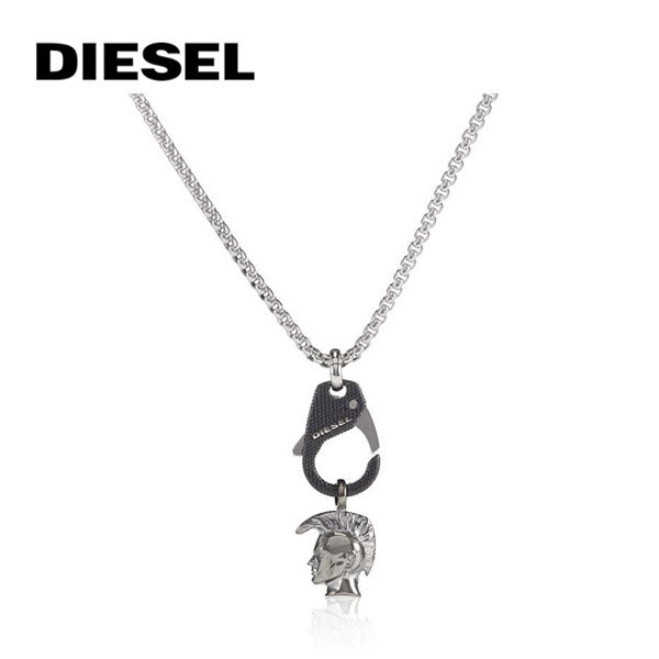 ディーゼル  ネックレス・ペンダント DIESEL シンプル シルバー メンズ DX1148040