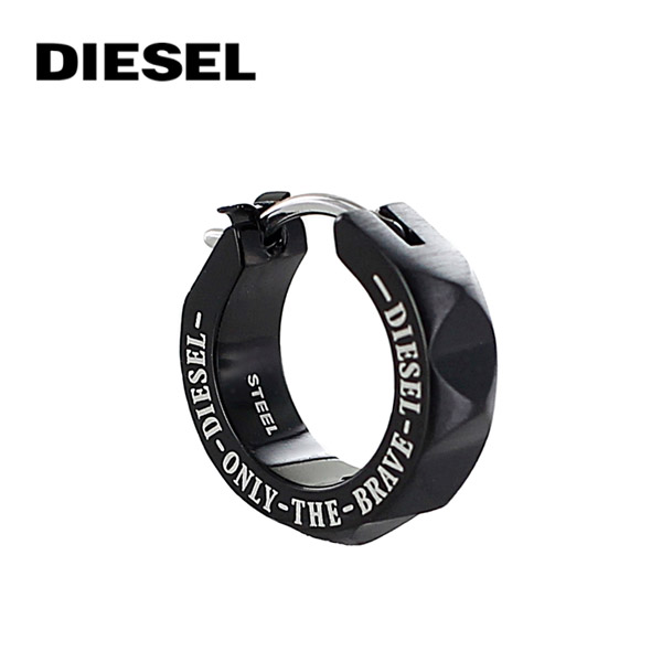 ディーゼル ピアス DIESEL 片耳用 ブラック メンズ DX1273001