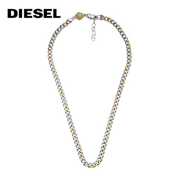 ディーゼル  ネックレス・ペンダント DIESEL シンプル シルバー メンズ DX1355931