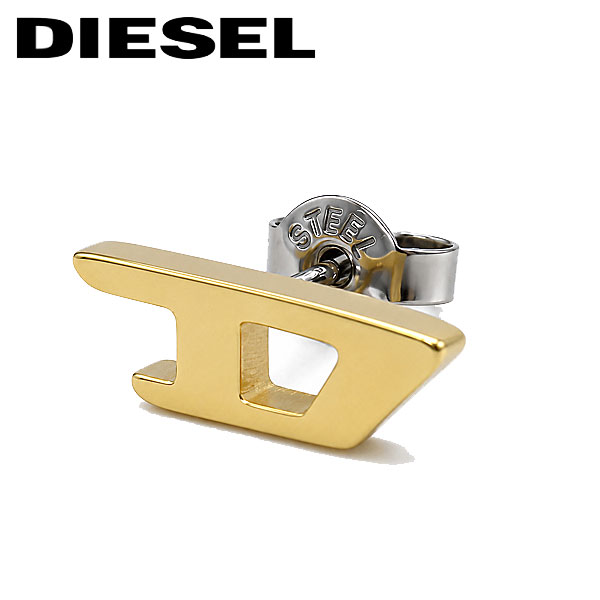 DIESEL（ディーゼル） ピアス メンズ ゴールド 片耳用 シングルピアス