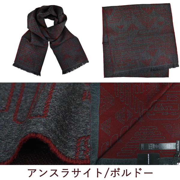 エンポリオアルマーニ マフラー・ストール メンズ ネイビーブルー