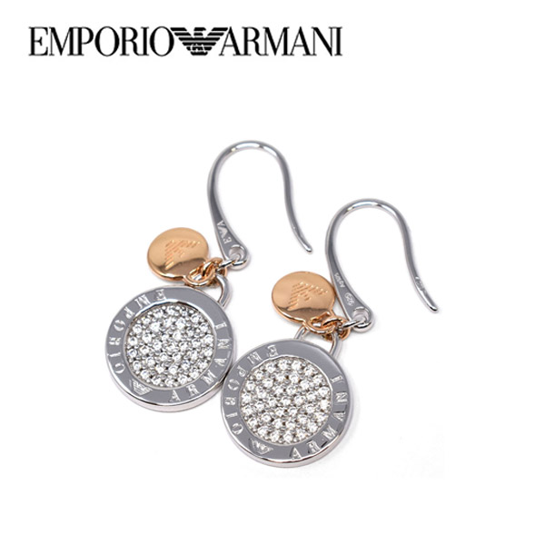 エンポリオアルマーニ  ピアス EMPORIO ARMANI シルバー ピンクゴールド レディース EG3377040