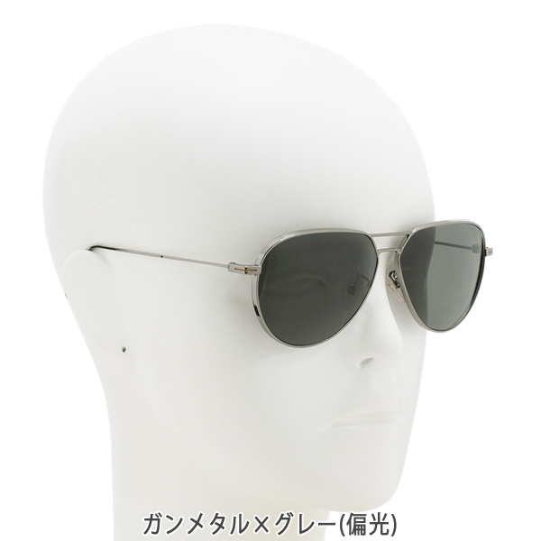 ゼニア サングラス ユニセックス マットブラック×オレンジ/ガンメタル  