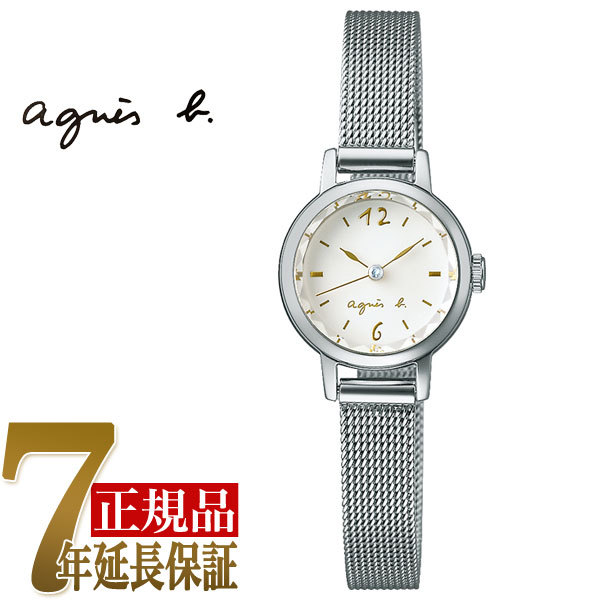 【ショッパー付き】SEIKO セイコー agnes b アニエスベー 正規品 レディース 腕時計 ホワイト FCSK910｜1more