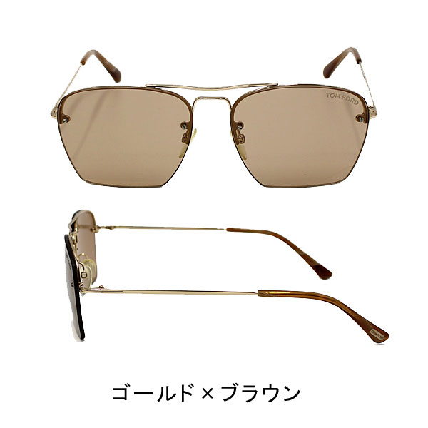 TOMFORD トムフォード サングラス ブラウン TF4274 ゴールド 金具 トム・フォード サングラス ユニセックス ゴールド×ブラウン ノーズ
