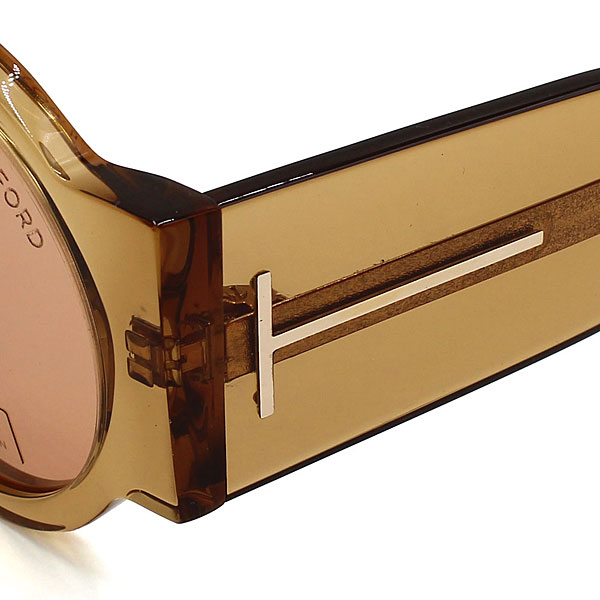 TOM FORD クリア ブラウンUNISEXサングラス トム・フォード サングラス ユニセックス クリアブラウン×ライト
