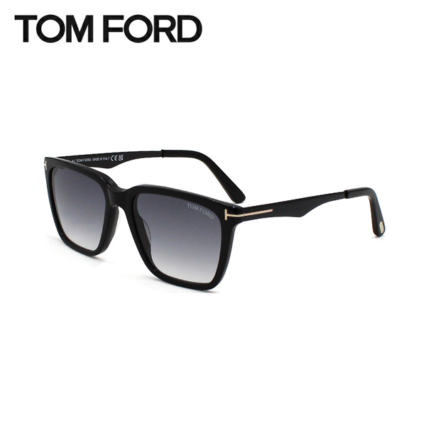 トム・フォード サングラス ユニセックス ブラック×グレーグラデーション TOM FORD UVカット 紫外線カット メンズ レディース  FT0862-01B-54