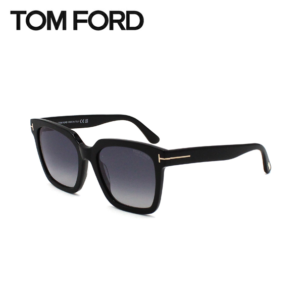 トム・フォード サングラス ユニセックス ブラック×グレーグラデーション TOM FORD UVカット 紫外線カット メンズ レディース  FT0952-01D-55