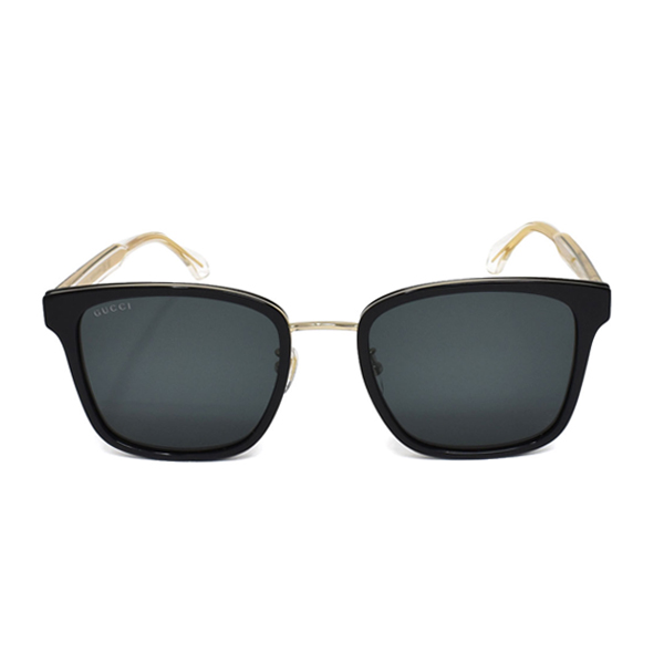 GUCCI グッチ サングラス ブラックスクエアゴールドGG0563SKN