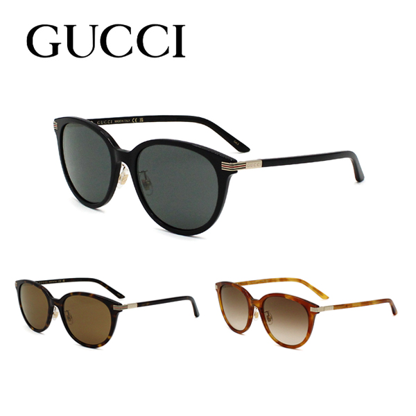 グッチ サングラス ユニセックス グレー/ブラウン/ハバナ GUCCI アジアンフィット UVカット 紫外線カット メンズ レディース GG1452SK