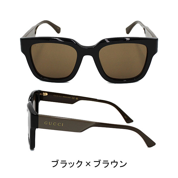 グッチ サングラス ユニセックス ブラック×グレー ハバナ×ブルー