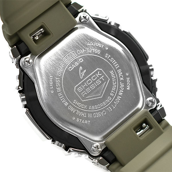 G-SHOCK GM-S2100-3A ユニセックス 腕時計 アナデジ グリーン