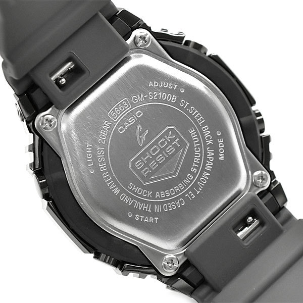 G-SHOCK GM-S2100B-8A ユニセックス 腕時計 アナデジ グレー