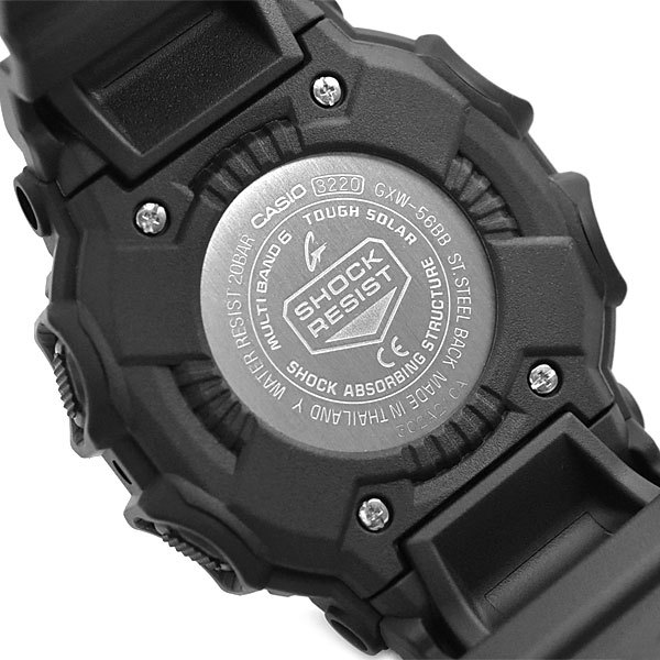 G-SHOCK GXW-56BB-1 電波ソーラー メンズ 腕時計 オールブラック