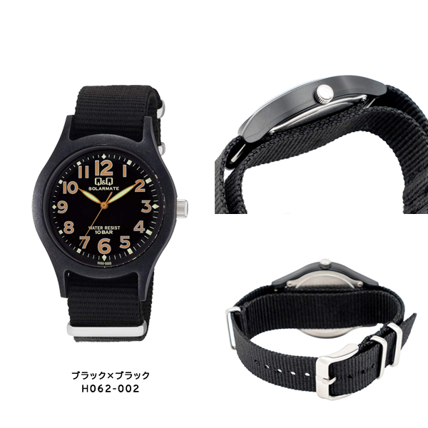 シチズンQ&Q ユニセックス 腕時計 ソーラー メンズ レディース H062-002｜1more｜02