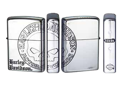 ZIPPO ジッポ ライター HARLEY DAVIDSON ハーレーダビッドソン シルバー 4面加工 HDP 36 :HDP 36:1MORE