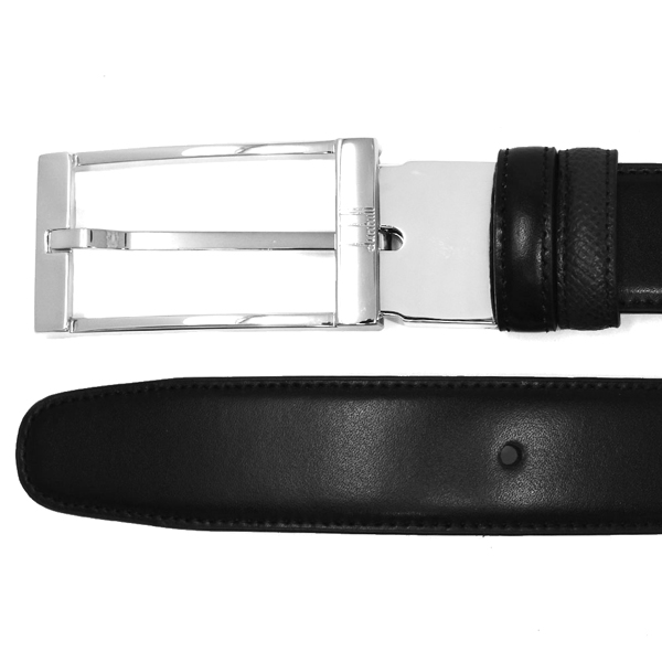dunhill ダンヒル ベルト リバーシブル メンズ ブラック