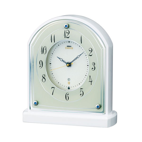 新品未開封 セイコークロック Seiko Clock 電波 置き時計 ホワイト Amazon.co.jp: セイコークロック(Seiko Clock) 置き時計 白 本体