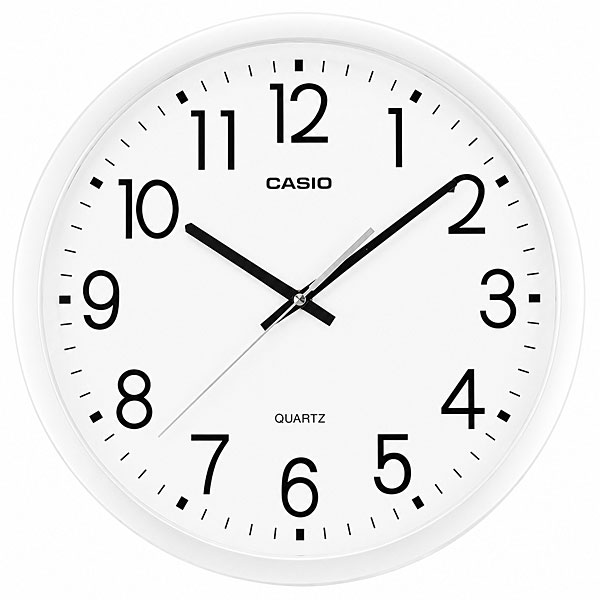 �J�V�I CASIO CLOCK �|�����v  �V���o�[ �Ǌ|�����v �X���[�Y�b�j �z���C�g �V���o�[ IQ-77-8JF