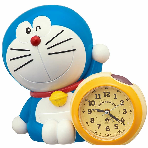 SEIKO セイコークロック ブルー 目覚まし時計 ドラえもん JF383A